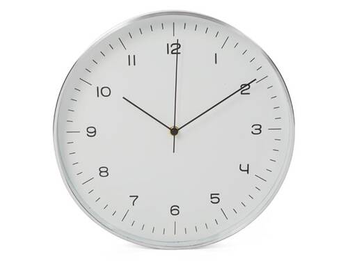 Aluminiowy zegar ścienny z DCF - Ø 30 cm