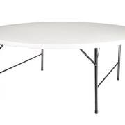 Składany okrągły stół bankietowy Ø 180cm