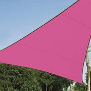 Żagiel przeciwsłoneczny ogrodowy trójkątny - zacieniacz - 5 x 5 x 5m - kolor fuksja