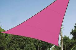 Żagiel przeciwsłoneczny ogrodowy trójkątny - zacieniacz - 3.6 x 3.6 x3.6m - kolor fuksja
