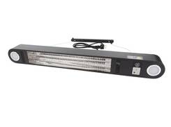 Grzejnik tarasowy - montaż ścienny lub sufitowy - 1500W - podświetlenie LED