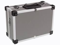 Aluminiowa walizka narzędziowa 320 x 230 x 155mm - szara
