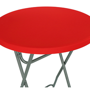Nakładka na blat stołu koktajlowego 80 x 110cm - czerwona