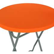Nakładka na blat stołu koktajlowego 80 x 110cm - pomarańczowa