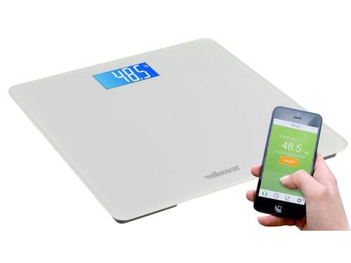 Inteligentna waga łazienkowa z aplikacją Andorid oraz iOS - 150kg