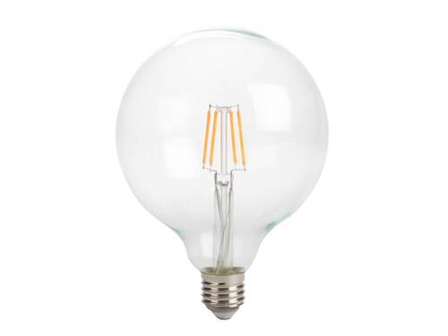 Retro żarówka dekoracyjna LED - G125 E27 4W - ciepła biel