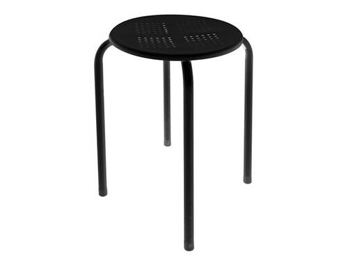 Taboret stołek - czarny