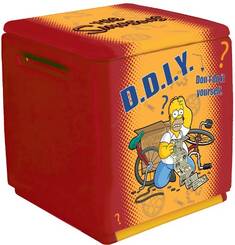 Skrzynia pojemnik pudełko na zabawki i drobiazgi - model The Simpsons - 160l