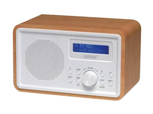 Radio DAB+/FM w drewnianej obudowie