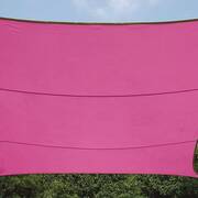Żagiel przeciwsłoneczny ogrodowy kwadratowy - zacieniacz - 5 x 5m - kolor fuksja