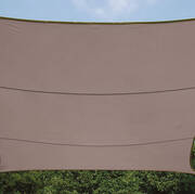 Żagiel przeciwsłoneczny kwadratowy - zacieniacz - 5 x 5m - kolor szary brąz