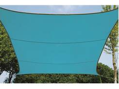 Żagiel przeciwsłoneczny ogrodowy kwadratowy - zacieniacz - 3.6 x 3.6m - kolor niebieski