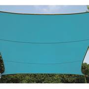 Żagiel przeciwsłoneczny ogrodowy kwadratowy - zacieniacz - 3.6 x 3.6m - kolor niebieski