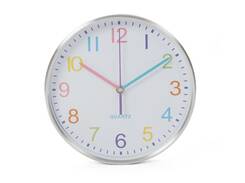 Aluminiowy zegar ścienny do dziecięcego pokoju z DCF - Ø 25cm