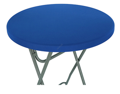 Nakładka na blat stołu koktajlowego 80 x 110cm - niebieska