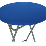 Nakładka na blat stołu koktajlowego 80 x 110cm - niebieska